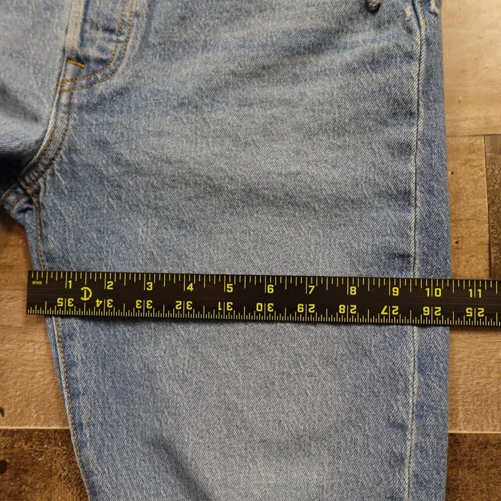 Levi’s 501 Original Fit Jeans Men’s W29 L30 Light‎ Wash Button Fly Denim